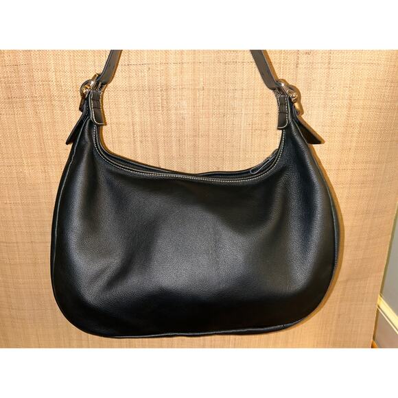 Longchamp Black soft leather shoulder handbag EU - Picture 2 of 9